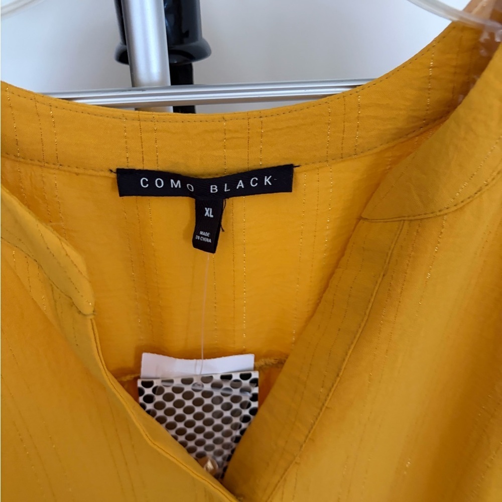 Women's bundle mustard and white Tshirts new with tag xl - Picture 8 of 9
